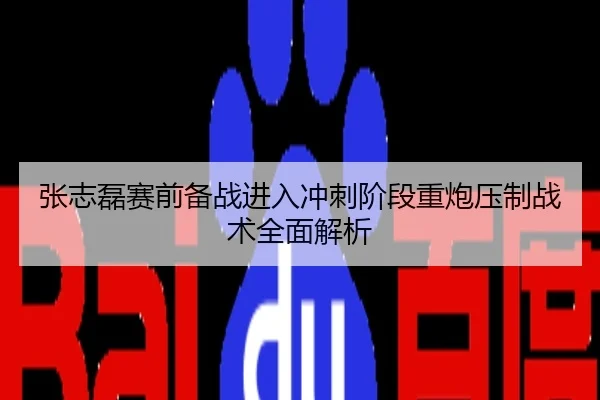 张志磊赛前备战进入冲刺阶段重炮压制战术全面解析